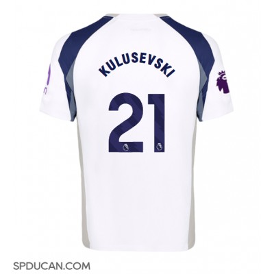 Muški Nogometni Dres Tottenham Hotspur Dejan Kulusevski #21 Domaci 2025-26 Kratak Rukav Muški Nogometni Dres Tottenham Hotspur Dejan Kulusevski #21 Domaci 2025-26 Kratak Rukav